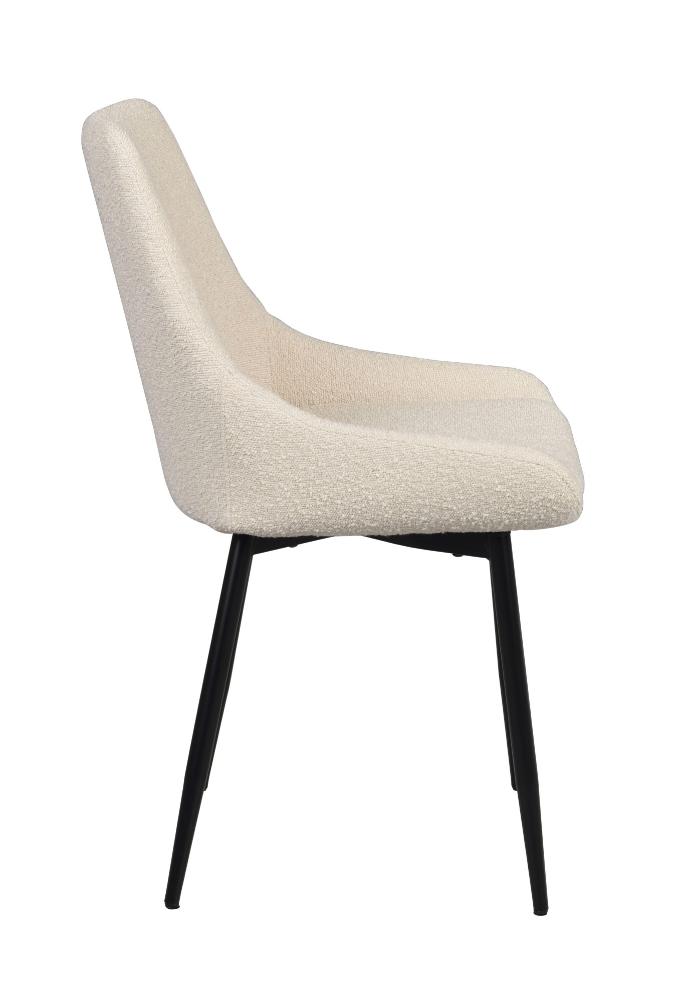 Edles Möbelstück: Stuhl Sierra 2er Set Boucle Beige für stilvolle Einrichtung.