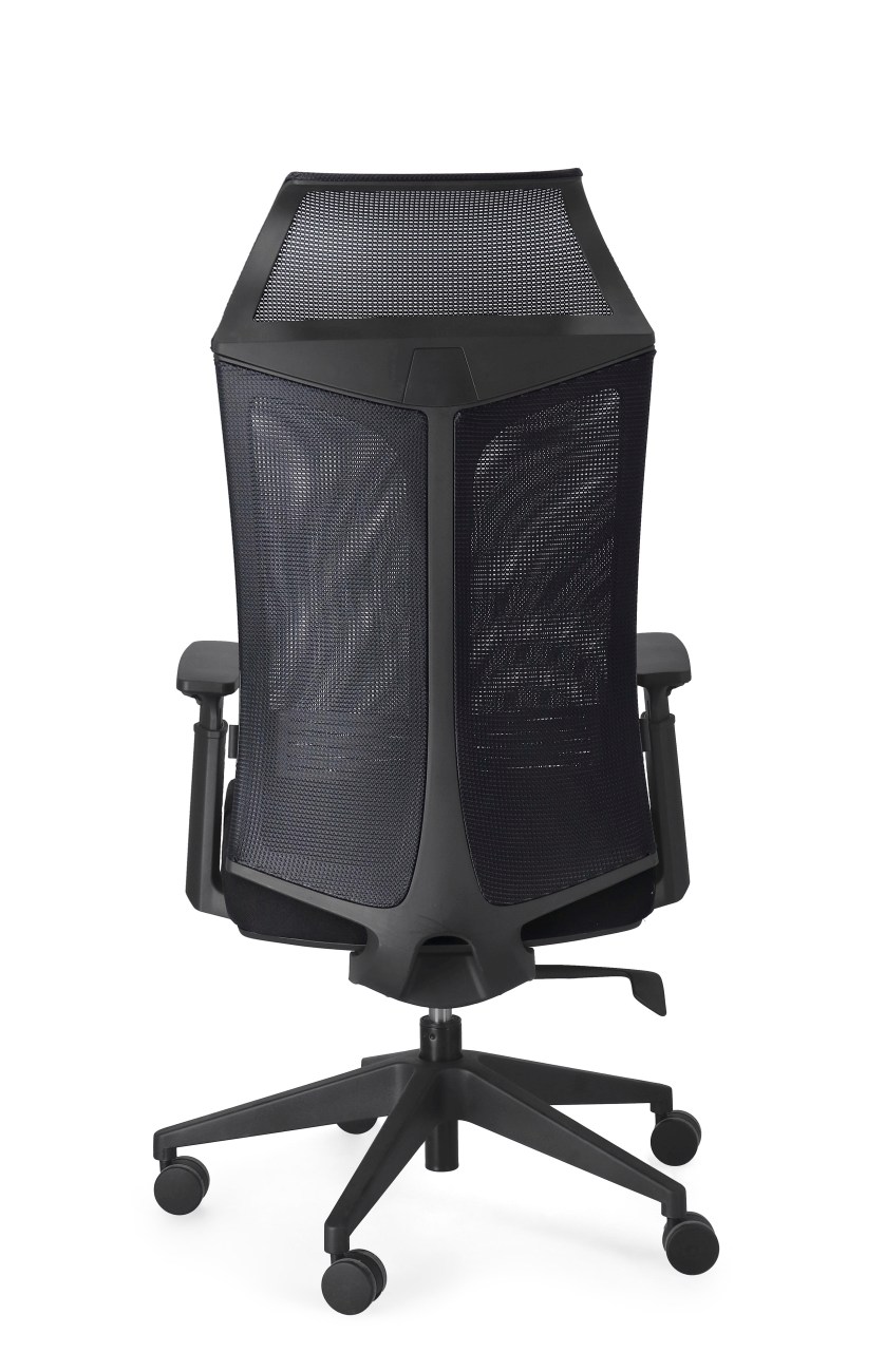 Bürostuhl Killian mit Armlehne, Schwarz