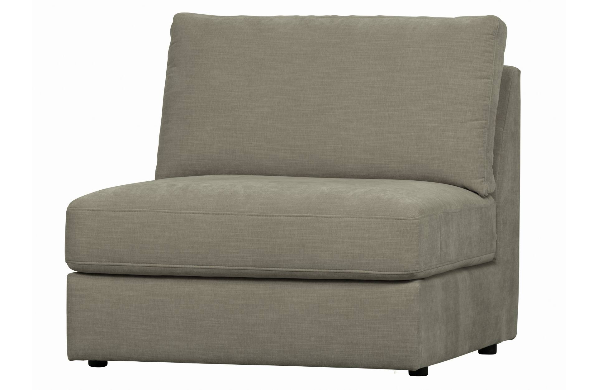 Das Modulsofa Family überzeugt mit seinem modernen Design. Das Seat Element wurde aus Gewebe-Stoff gefertigt, welcher einen einen grauen Farbton besitzen. Das Gestell ist aus Metall und hat eine schwarze Farbe. Das Element hat eine Sitzhöhe von 44 cm.