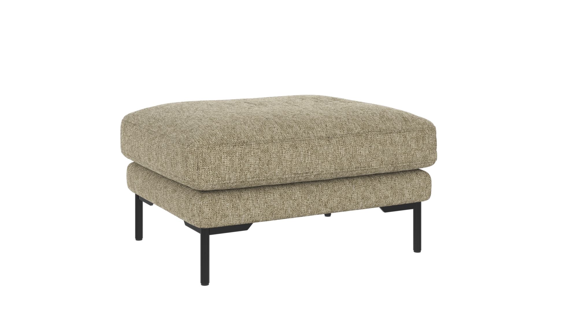 Komfortabel & schön – Hocker Corwin, Bezug Max Grün. Hocker Corwin, Bezug Max Grün