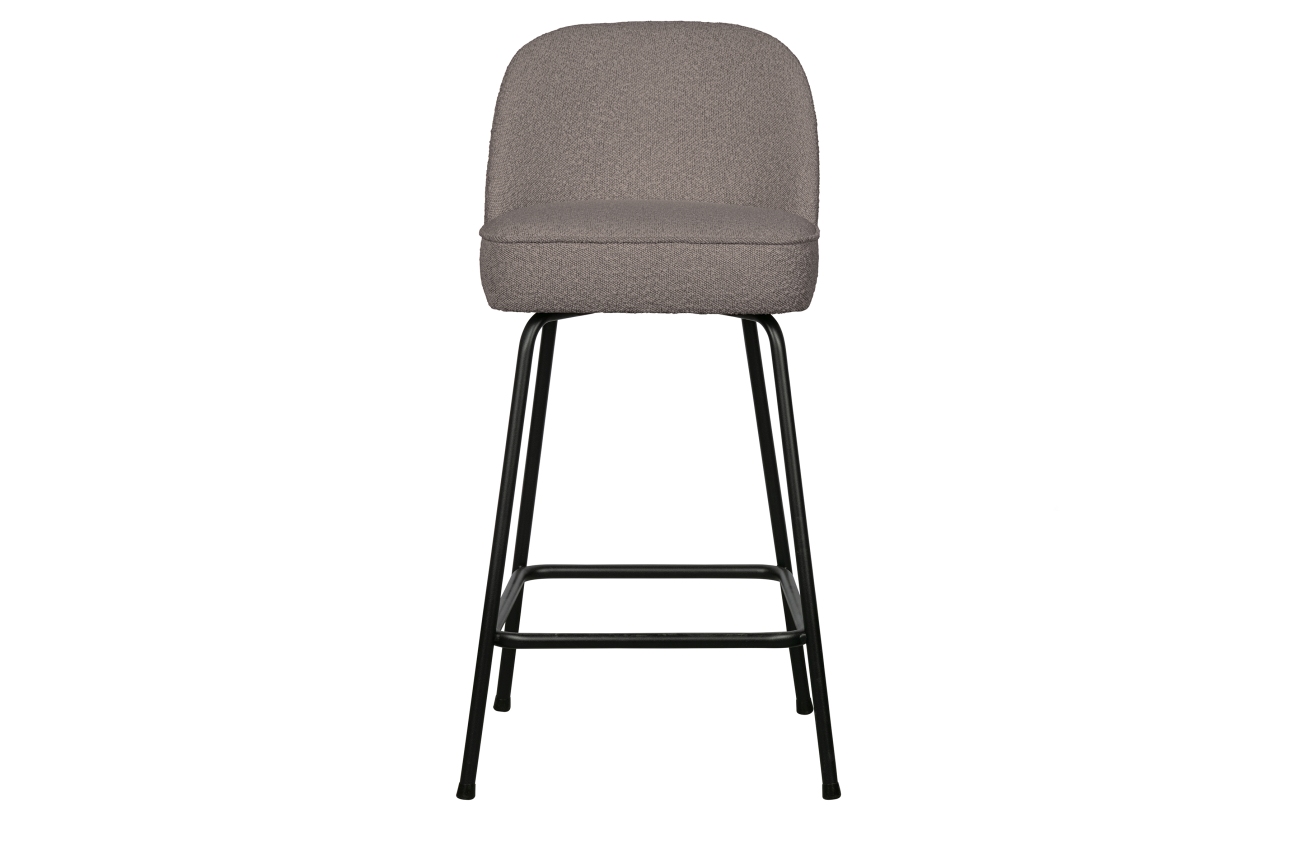 Barhocker Vogue aus Boucle-Stoff 65cm, Nougat Barhocker Vogue aus Boucle-Stoff 65cm, Nougat