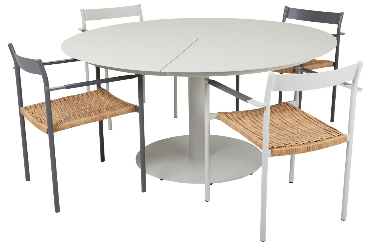 Gartenesstisch Peace Ø 150 cm, Hellgrau