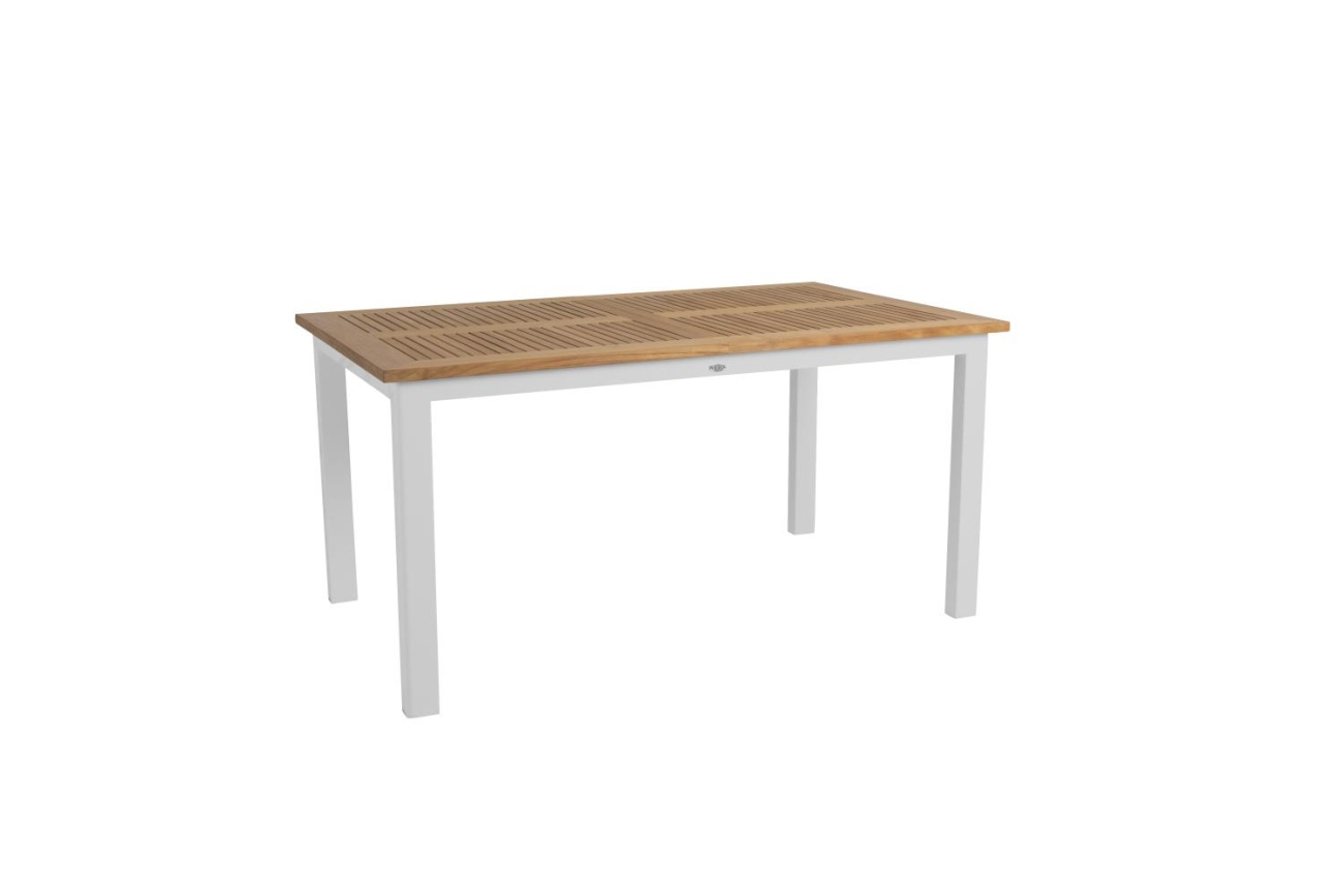 Gartenesstisch Lyon 152-210 cm, Weiß Gartenesstisch Lyon 152-210 cm, Weiß