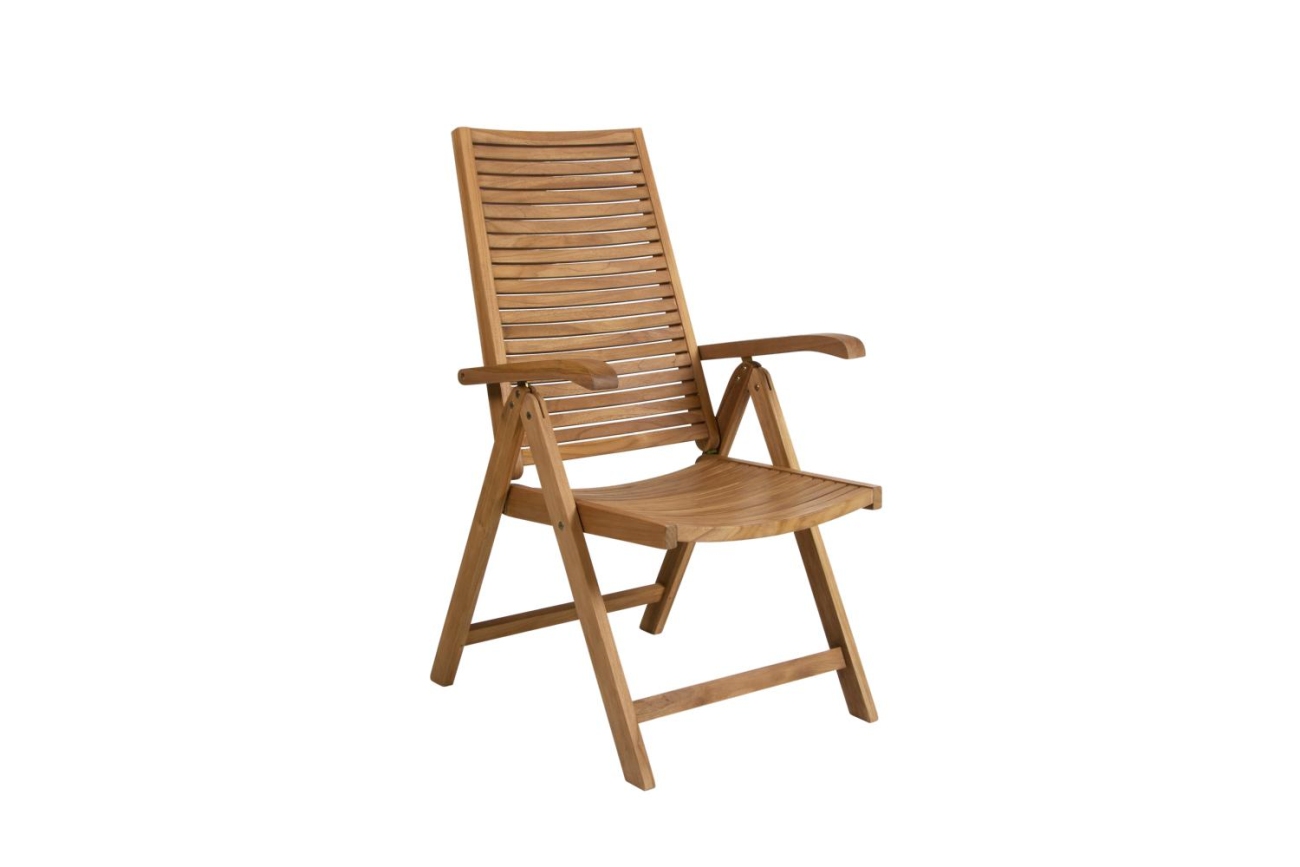 Der Gartenstuhl Volos überzeugt mit seinem modernen Design. Gefertigt wurde er aus Teakholz, welches einen natürlichen Farbton besitzt. Das Gestell ist auch aus Teakholz und hat eine natürliche Farbe. Die Sitzhöhe des Stuhls beträgt 47 cm.
