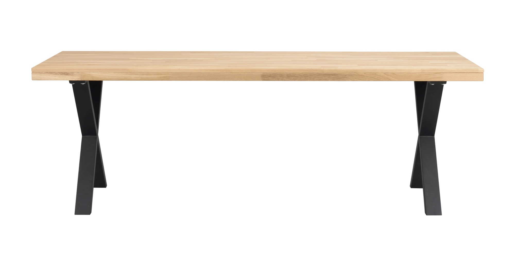 Jetzt entdecken: Esstisch Brooklyn, X-Gestell, 220cm, Natur mit hochwertiger Verarbeitung.