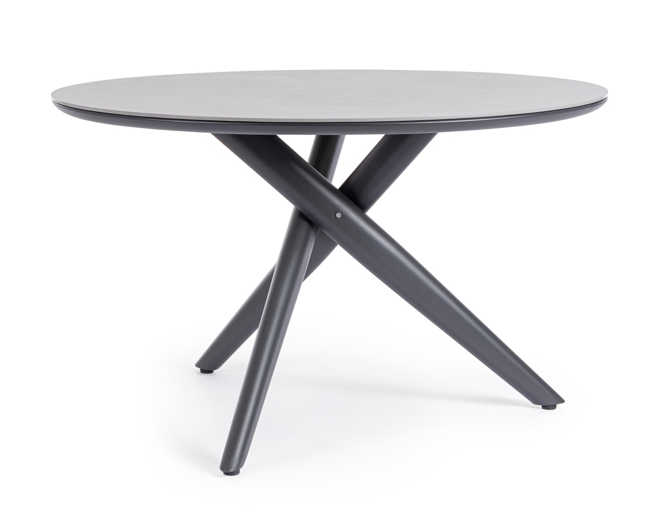 Gartenesstisch Julian aus Aluminium Ø 120 cm, Anthrazit Gartenesstisch Julian aus Aluminium Ø 120 cm, Anthrazit