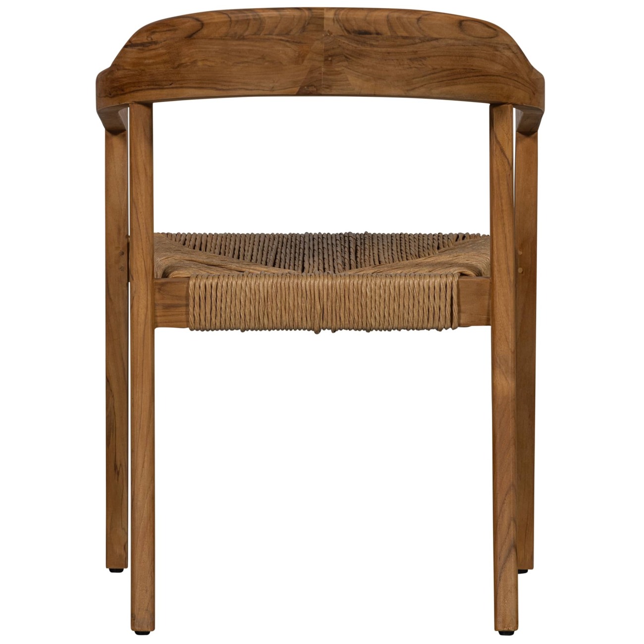 Der Gartenstuhl Chena überzeugt mit seinem modernen Design. Gefertigt wurde er aus Geflecht, welches einen natürlichen Farbton besitzt. Das Gestell ist aus Teakholz und hat eine natürliche Farbe. Der Stuhl besitzt eine Sitzhöhe von 46 cm.