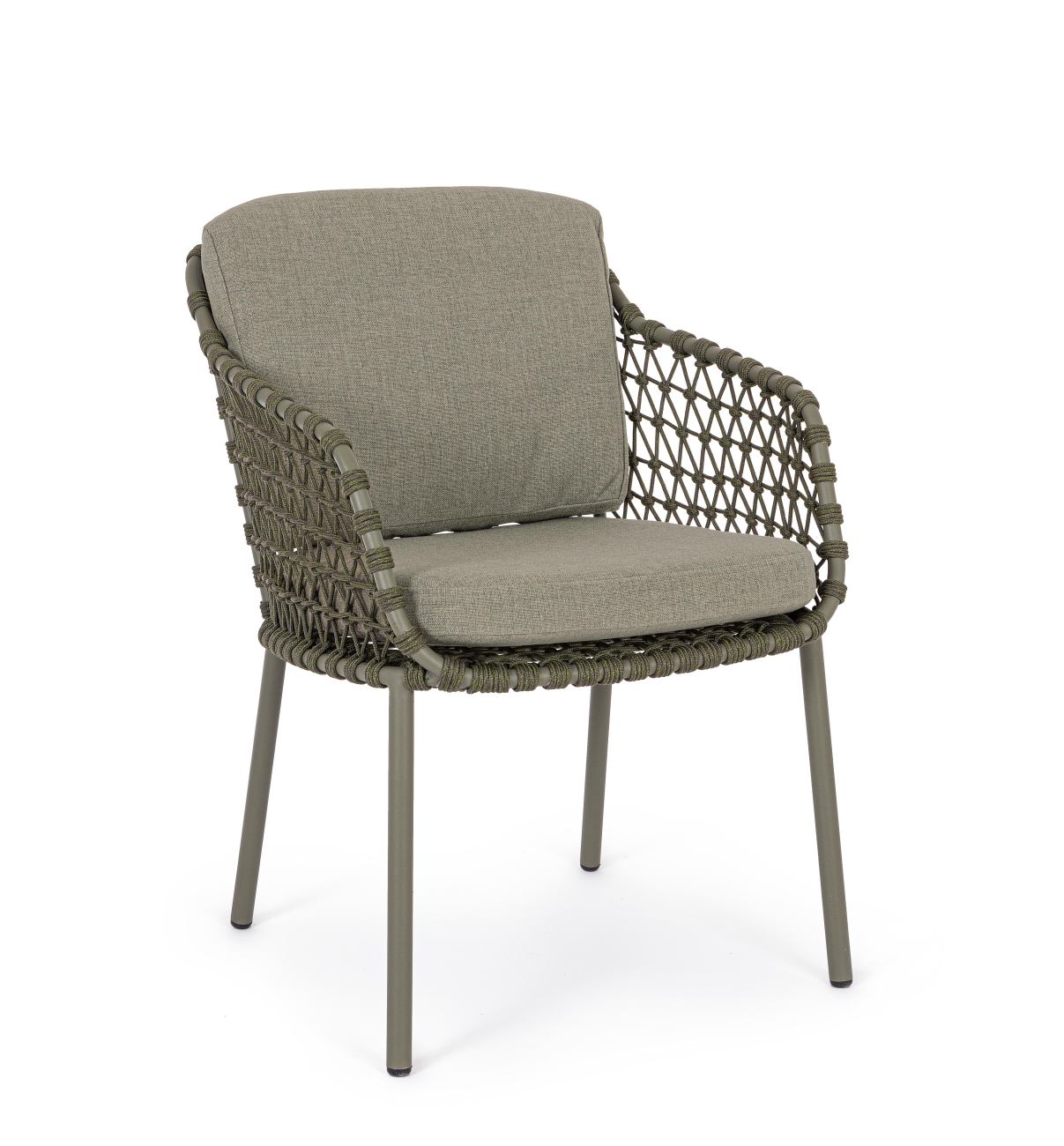 Gartenstuhl Ivissa aus Metall, Grün Gartenstuhl Ivissa aus Metall, Grün