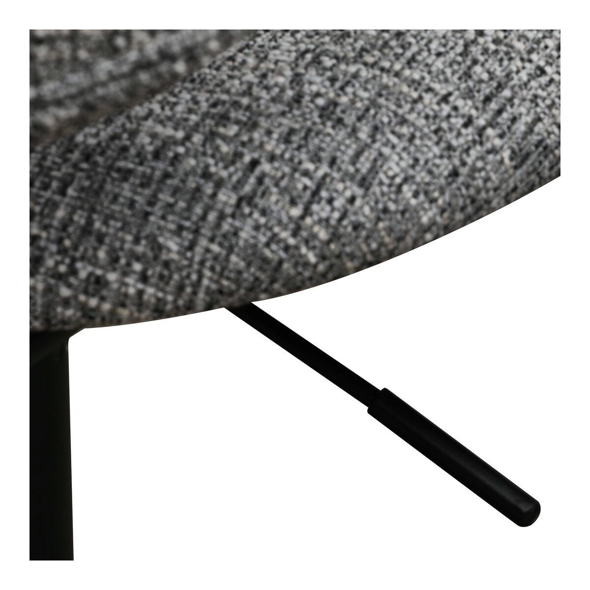 Bürostuhl Otal aus Boucle - Drehbar, Höhenverstellbar, Neigbar, Grau