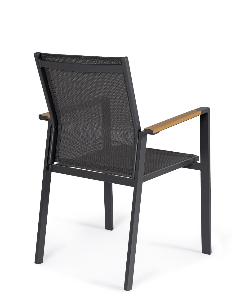 Gartenstuhl Heta aus Aluminium, Anthrazit