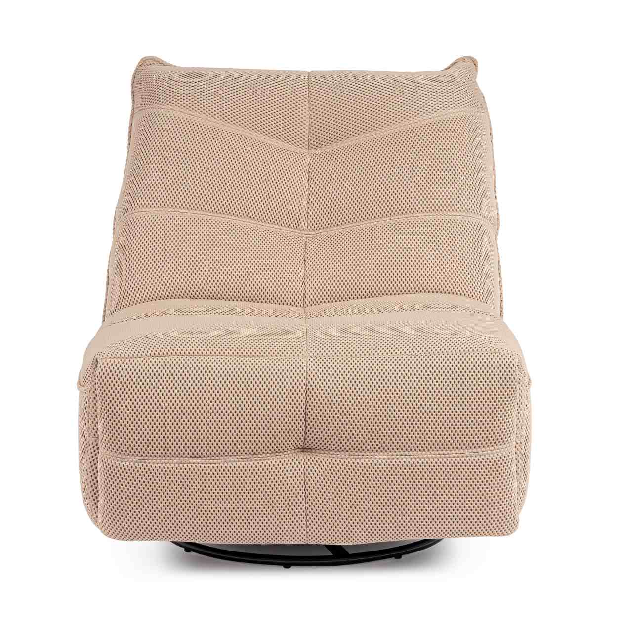 Sessel Gita mit Relax-Funktion, Beige