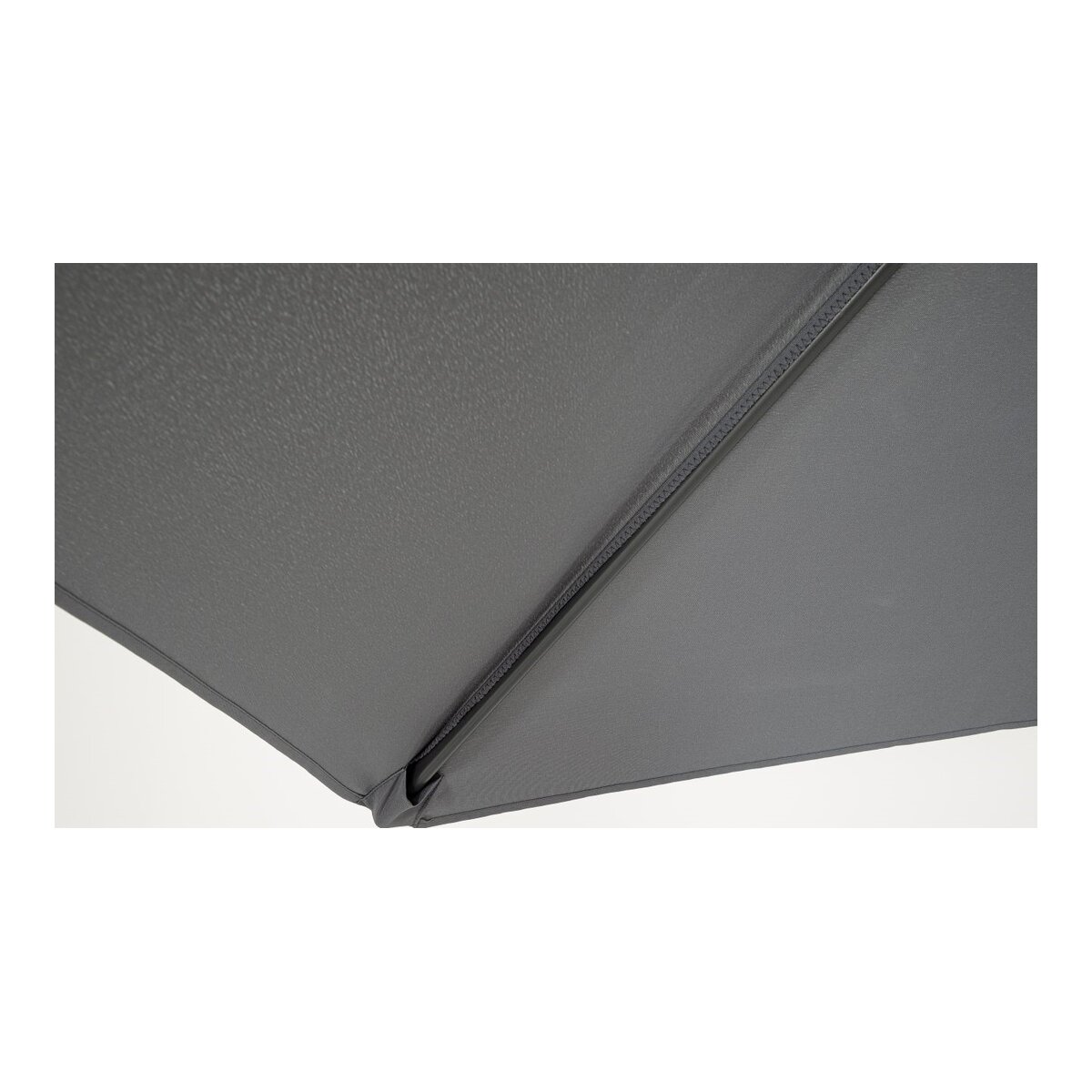 Sonnenschirm Kalife aus Aluminium, neigbar und winddicht, rund, dunkelgrau, Ø 270 cm
