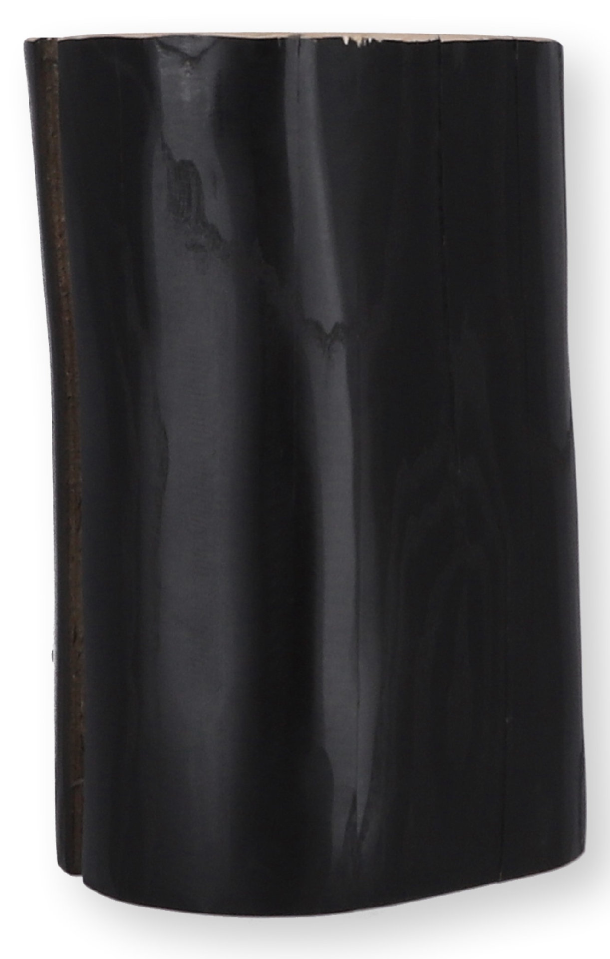 Jan Kurtz Beistelltisch Block rund Kernesche massiv schwarz