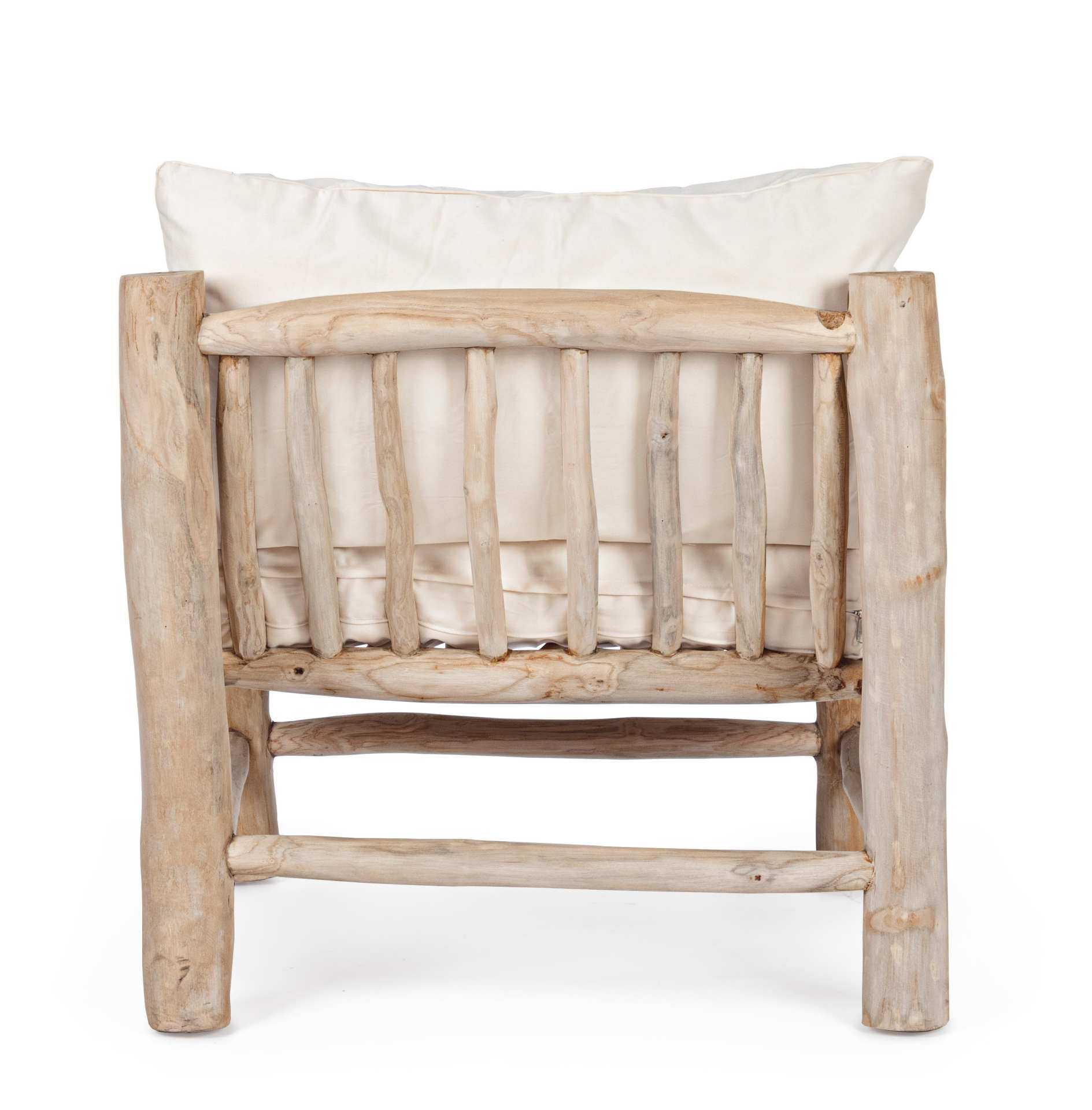 Sessel Sahel aus Teakholzzweigen, Natur