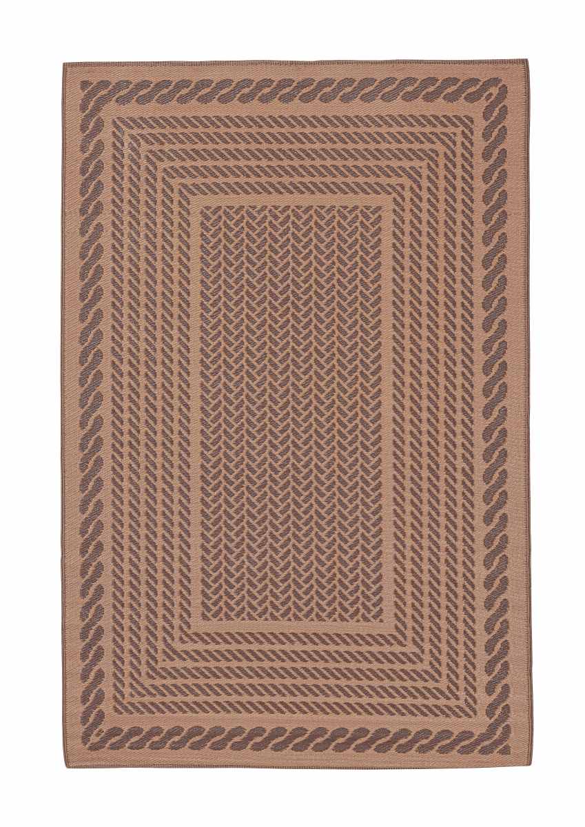 Outdoor-Teppichg Kashan Braun, 180x270 cm Outdoor-Teppich Kashan Braun, 180x270 cm