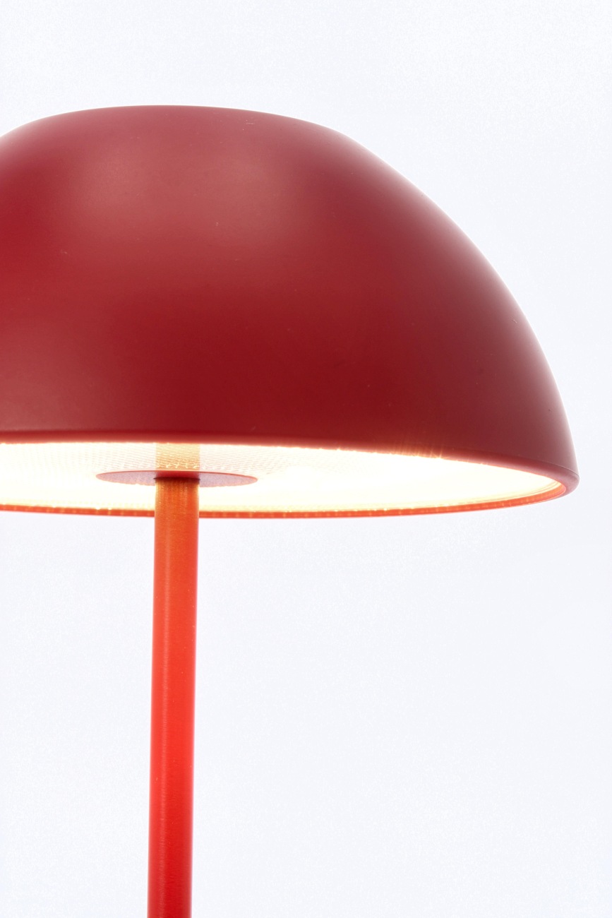 Gartentischleuchte Beren mit LED, Rot