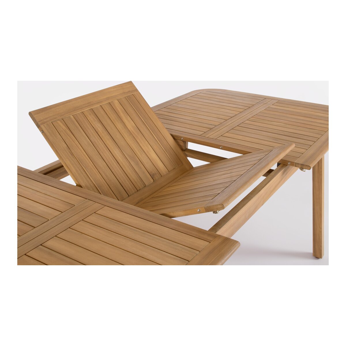 Gartenesstisch Danubio Ausziehbar - Akazienholz, Teak-Effekt, 180-240 x 100 cm