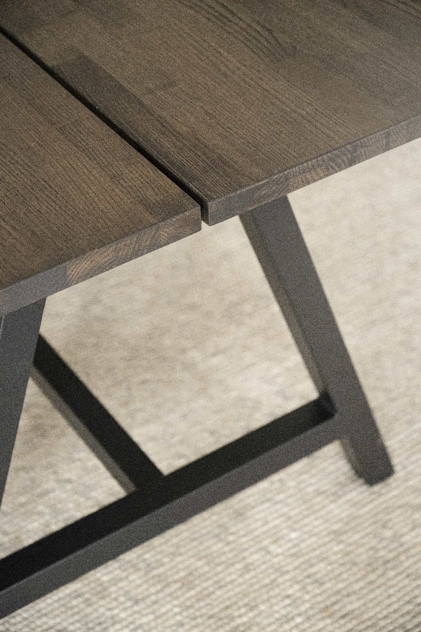 Esstisch Carradale A-Gestell Plus, Eiche Braun, 220x100cm