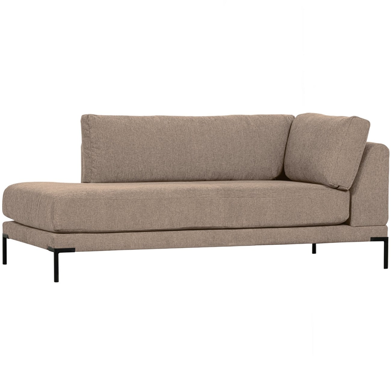 Modulsofa Couple Lounge-Element Links, Mud Modulsofa Couple Lounge-Element Links, Mud