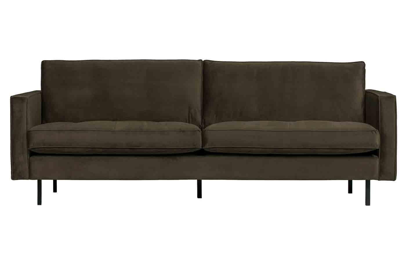 Sofa Rodeo Classic 2,5 Sitzer Samt, Dunkelgrün Sofa Rodeo Classic 2,5 Sitzer Samt, Dunkelgrün