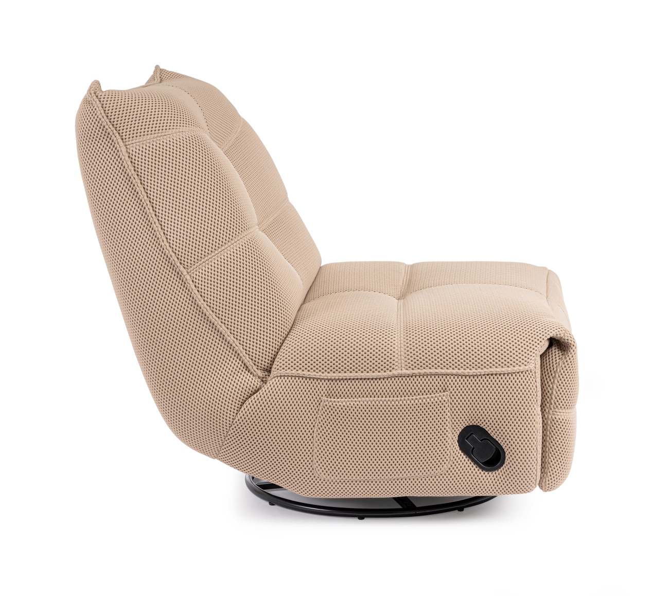 Sessel Gita mit Relax-Funktion, Beige