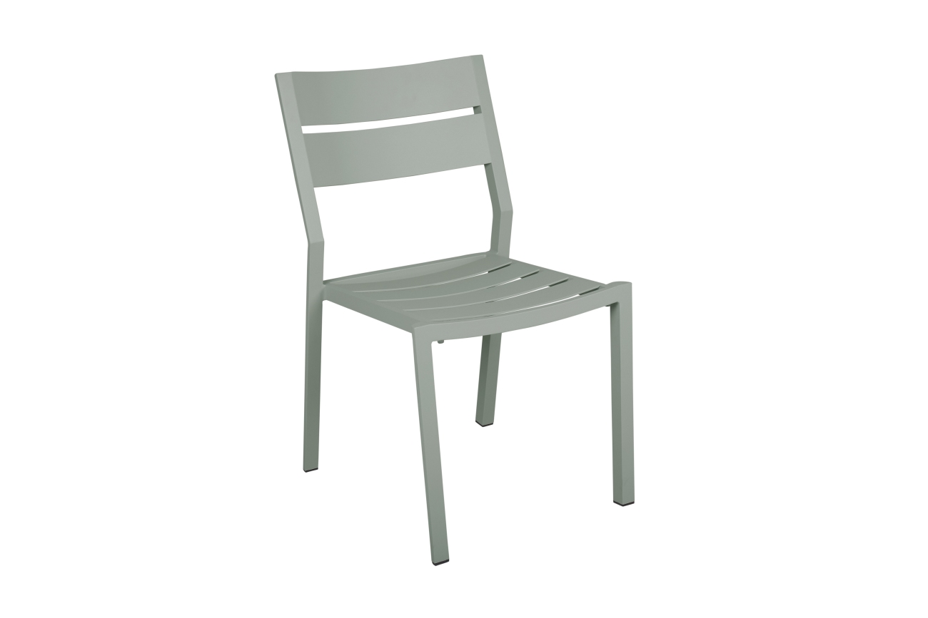 Gartenstuhl Delia aus Aluminium, Nordic Green
