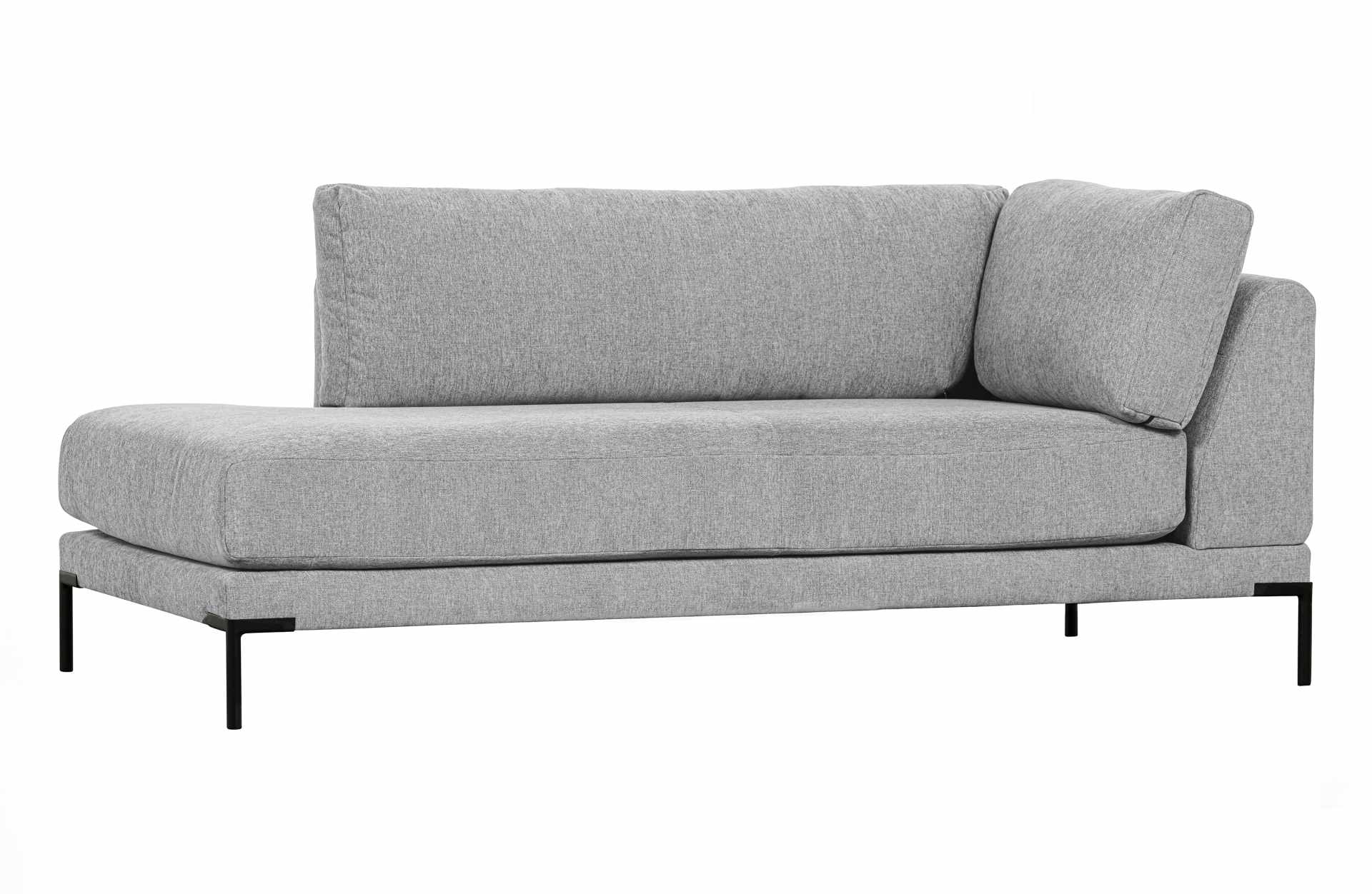Modulsofa Couple Lounge Element Links, Hellgrau Modulsofa Couple Lounge Element Links, Hellgrau