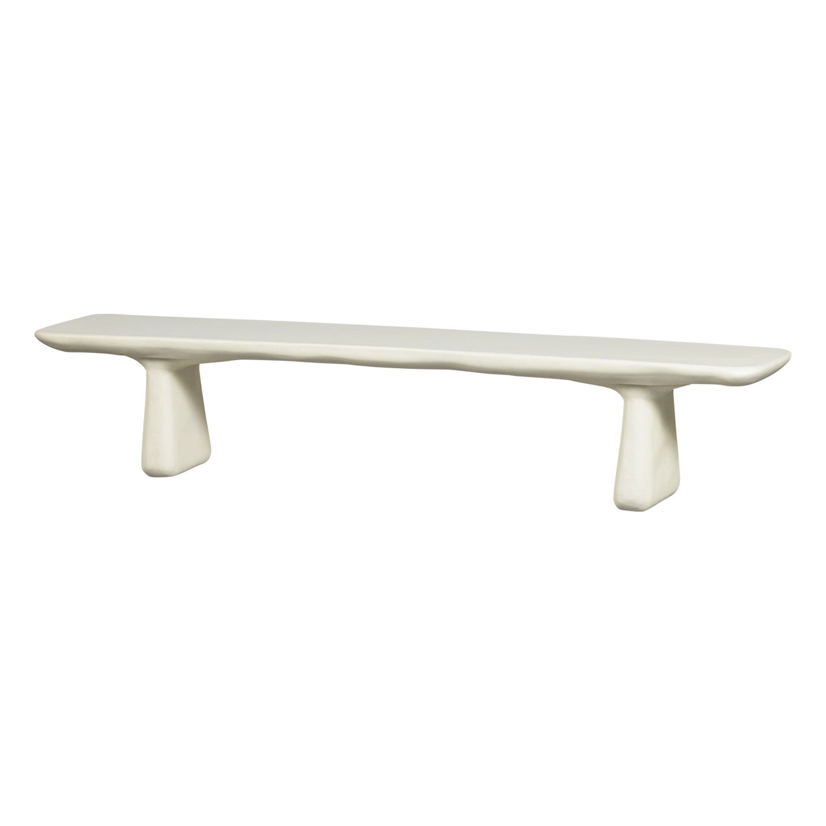 Gartenbank Loggia - Faserverbundkunststoff Natur, 227 cm