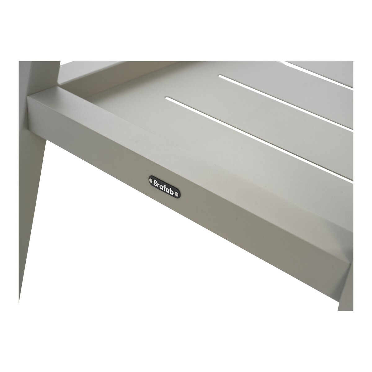 Garten-Servierwagen Samvaro, Khaki - aus Aluminium, mit Rollen