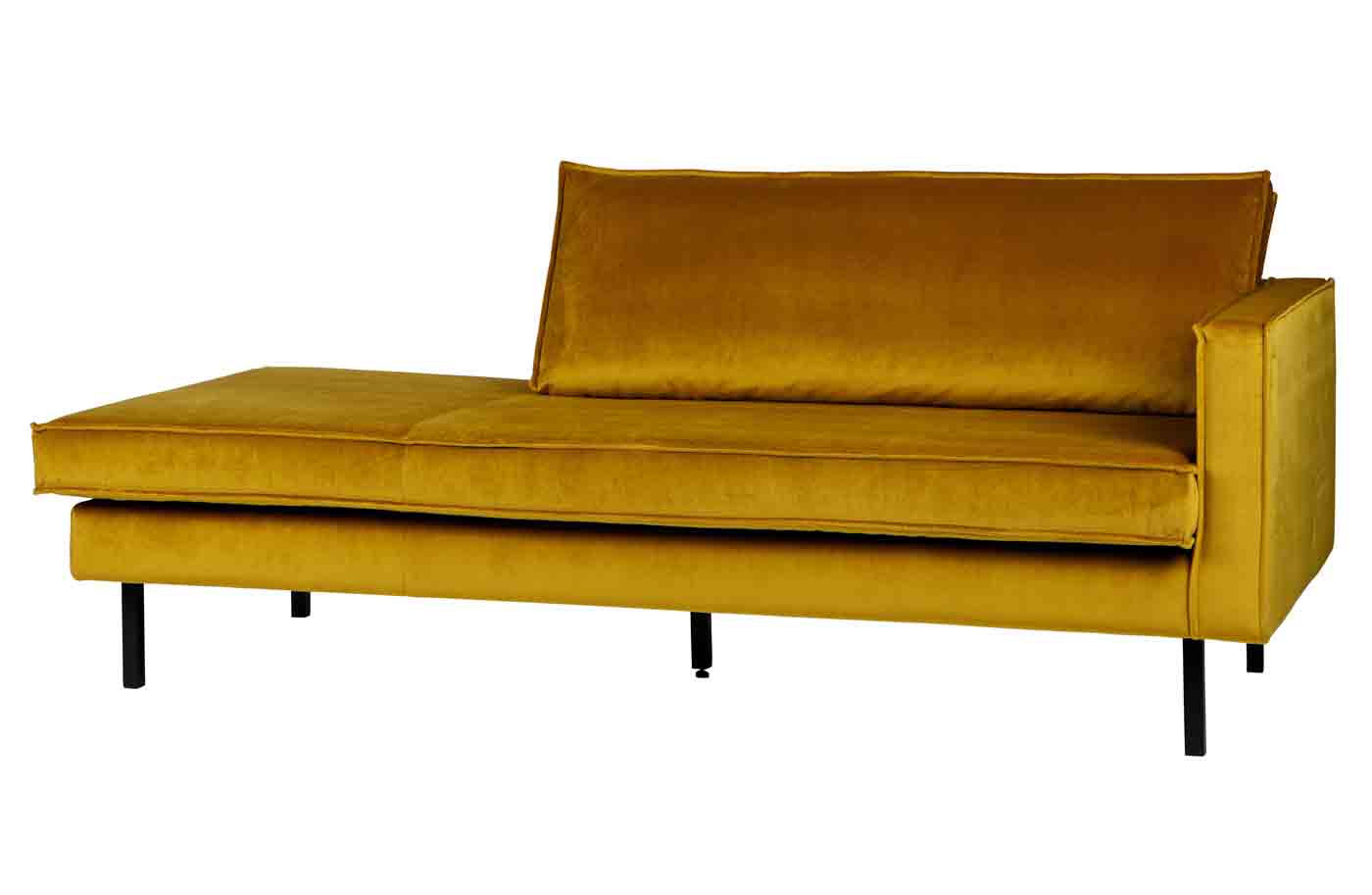 Recamiere Rodeo Daybed Samt, rechts Ocker Recamiere Rodeo Daybed Samt, rechts Ocker