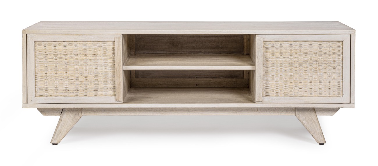 TV-Board Sahana aus Mangoholz, 128 cm