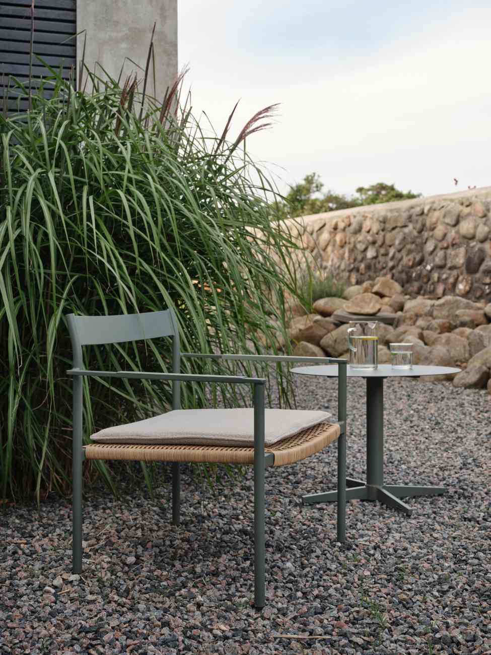 Gartensessel DK mit Armlehne, Nordic Green