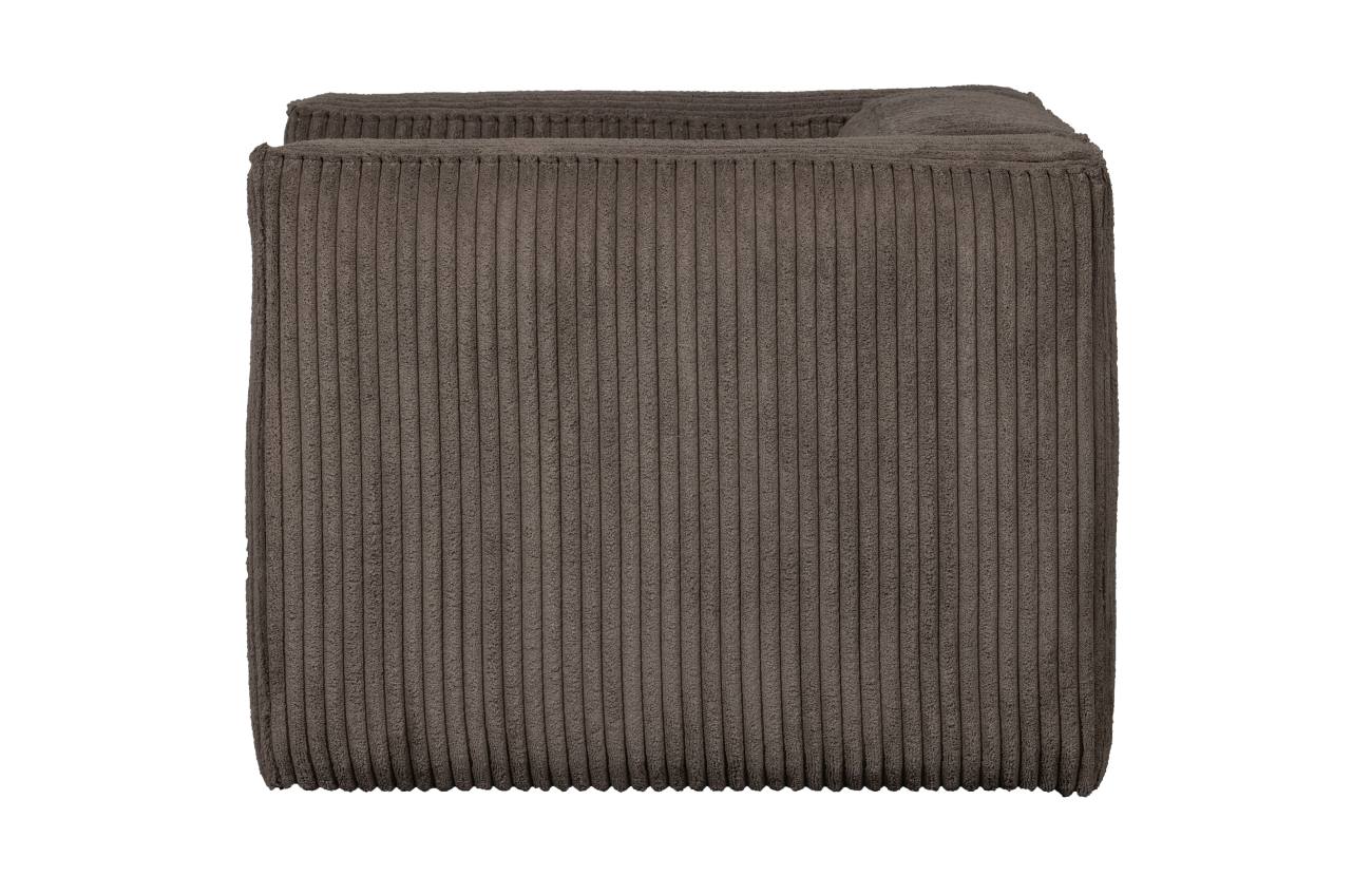 Sessel Bean mit Cordbezug, Dunkelbraun