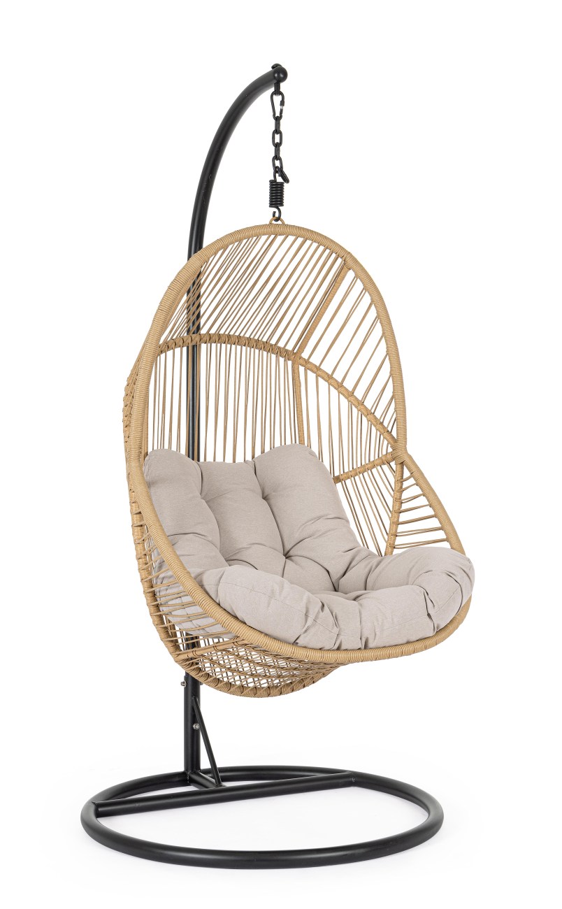 Hängesessel Martinicia aus Metall, Natur Hängesessel Martinicia aus Metall, Natur