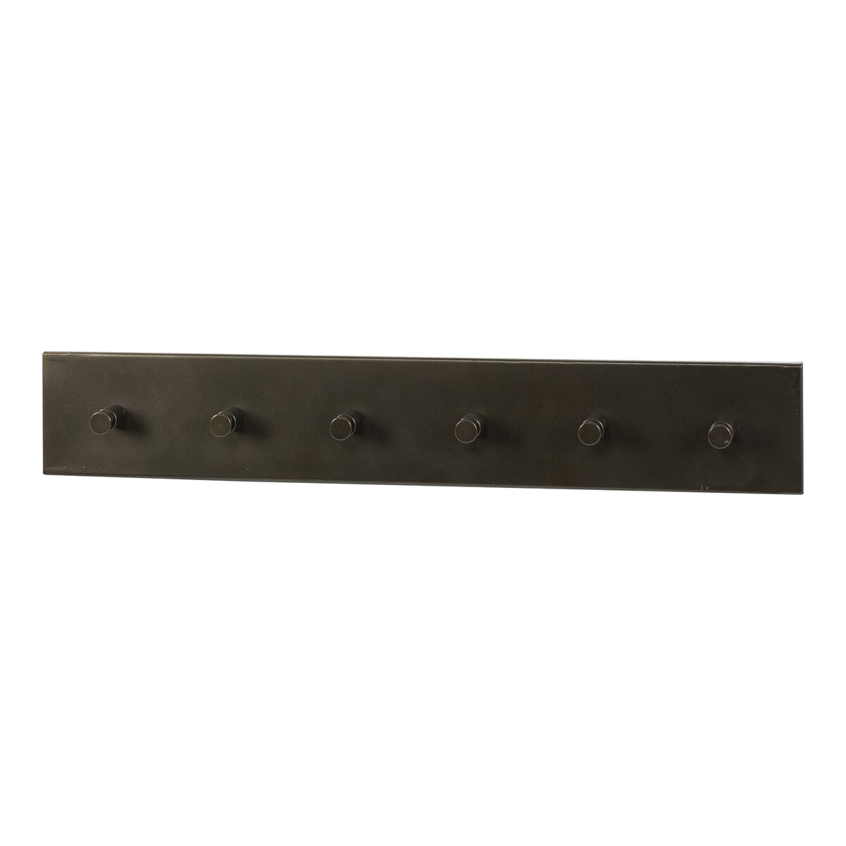 Garderobe Aret aus Metall mit 6 Haken in Bronze-Finish