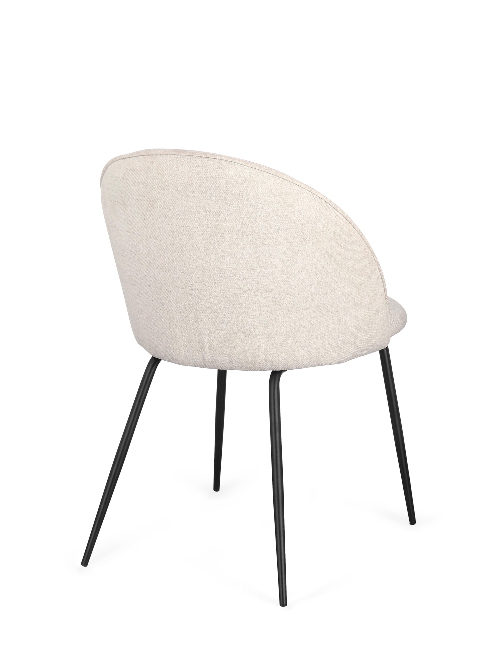 Esszimmerstuhl New Tanya 4er-Set aus Stoff, Eis