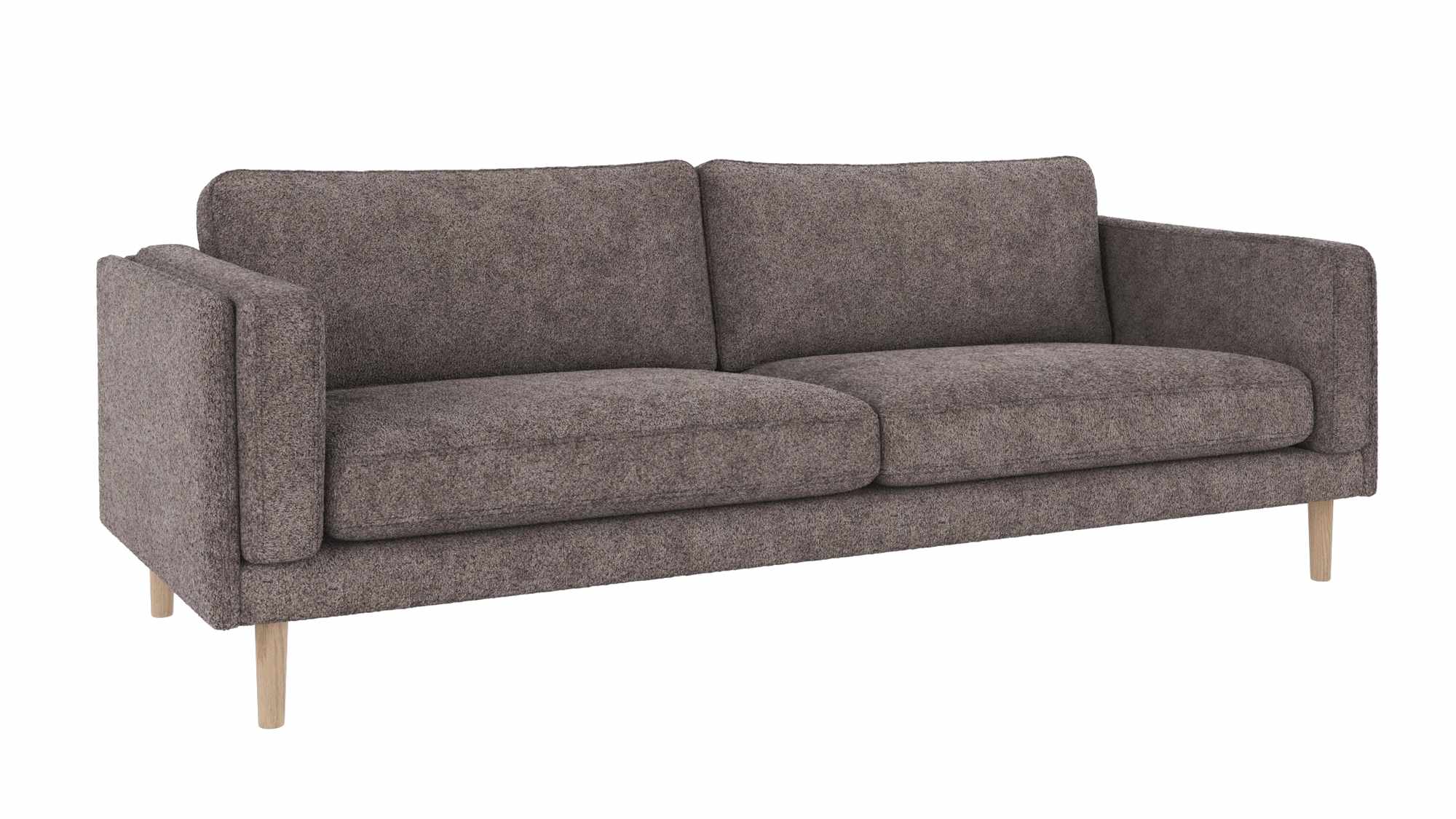 Jetzt entdecken: Sofa Braden 3-Sitzer, Beine Weiß pigmentiert, Bezug Anna Dunkelgrau mit hochwertiger Verarbeitung. Sofa Braden 3-Sitzer, Beine Weiß pigmentiert, Bezug Anna Dunkelgrau