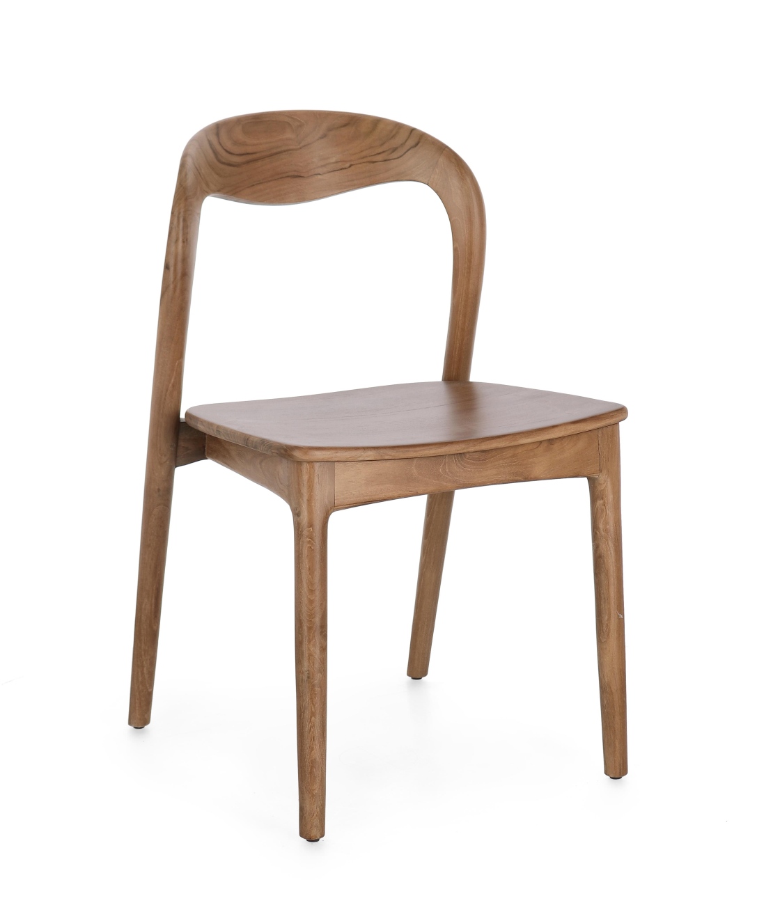 Esszimmerstuhl Miley aus Teakholz, Natur Esszimmerstuhl Miley aus Teakholz, Natur