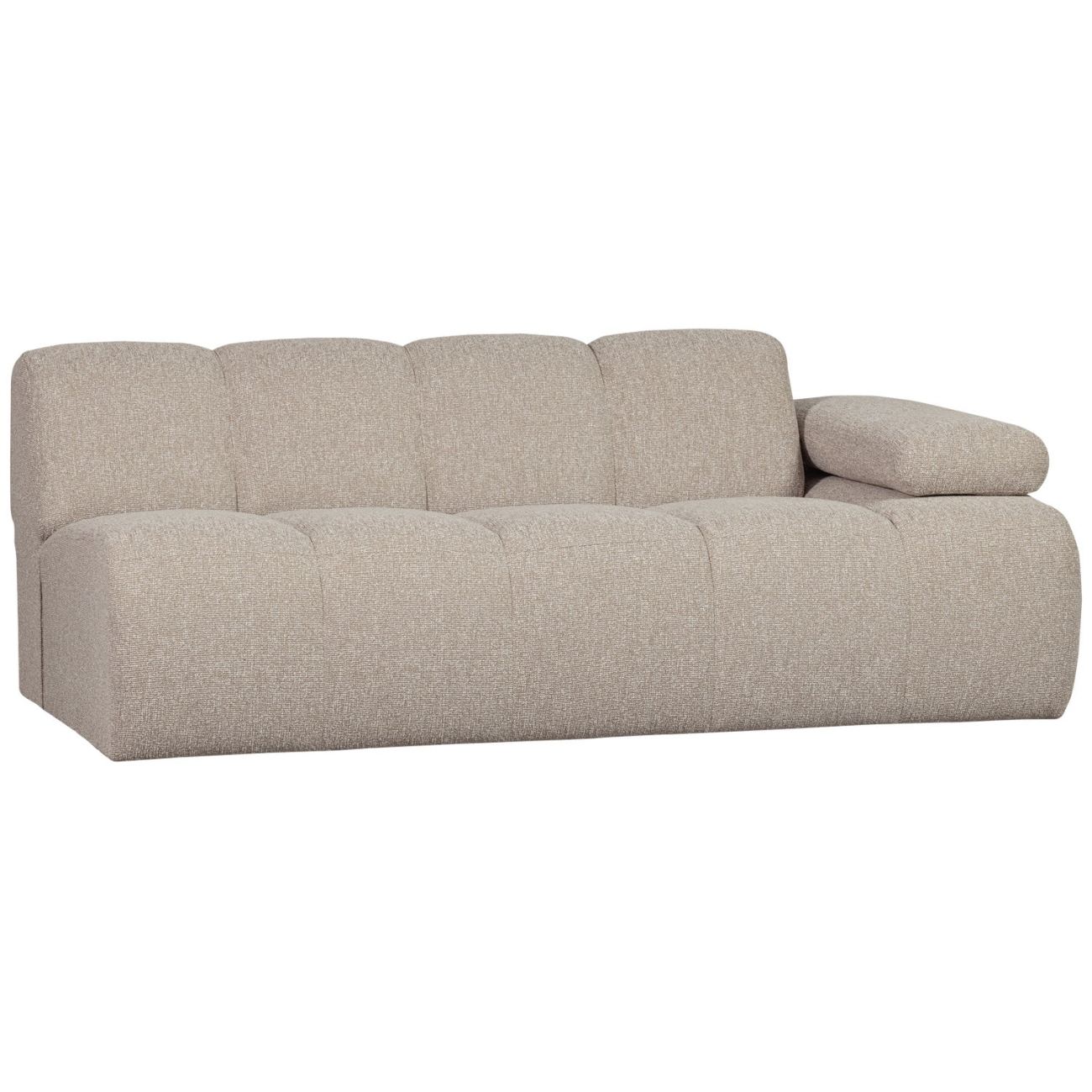 Modulsofa Mojo Boucle 2er Arm-Rechts, Beige Modulsofa Mojo Boucle 2er Arm-Rechts, Beige