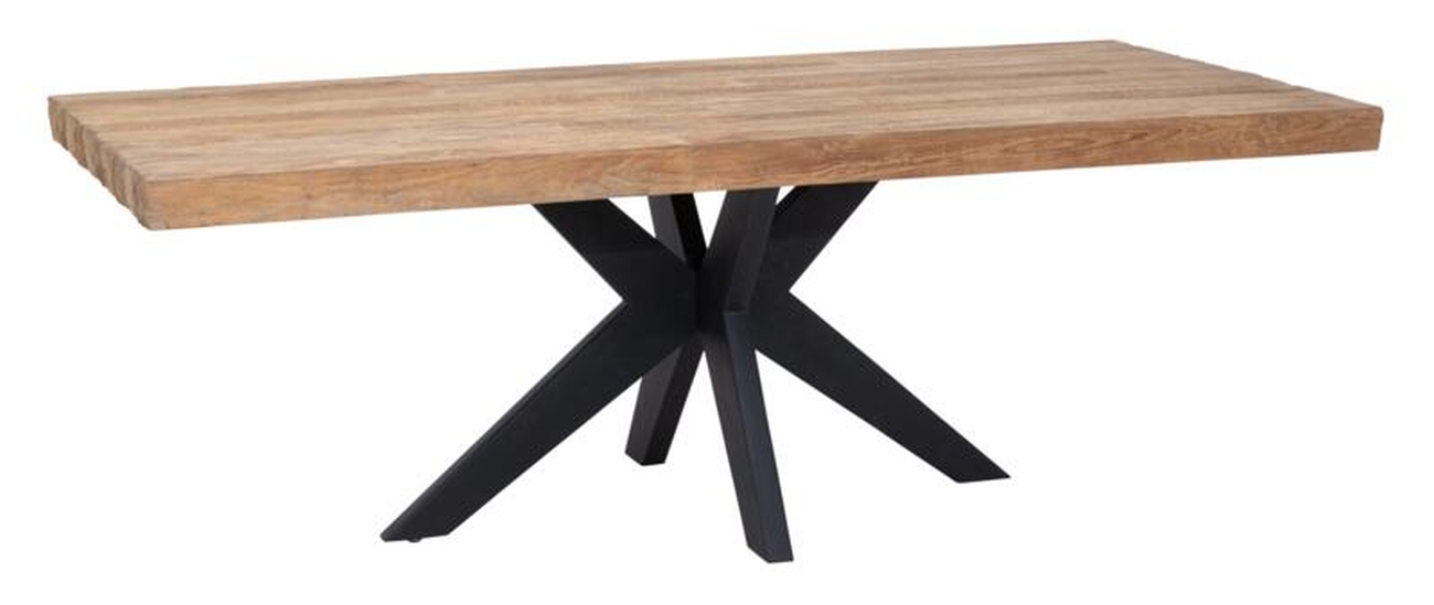 Esstisch Newton aus recyceltem Teakholz, 220 cm Esstisch Newton aus recyceltem Teakholz, 220 cm