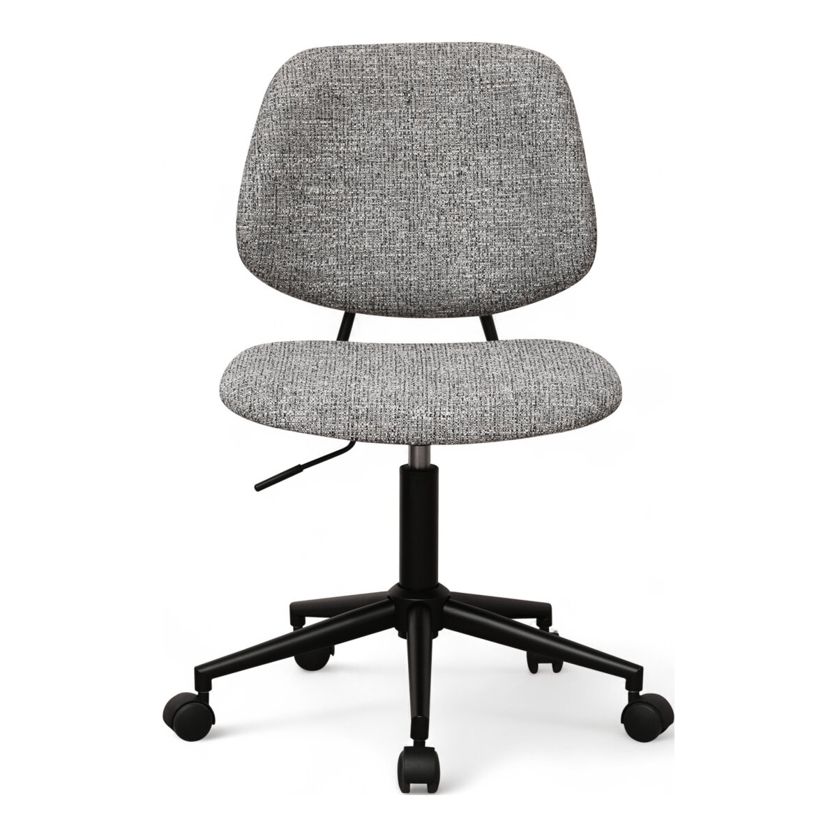 Bürostuhl Otal aus Boucle - Drehbar, Höhenverstellbar, Neigbar, Grau