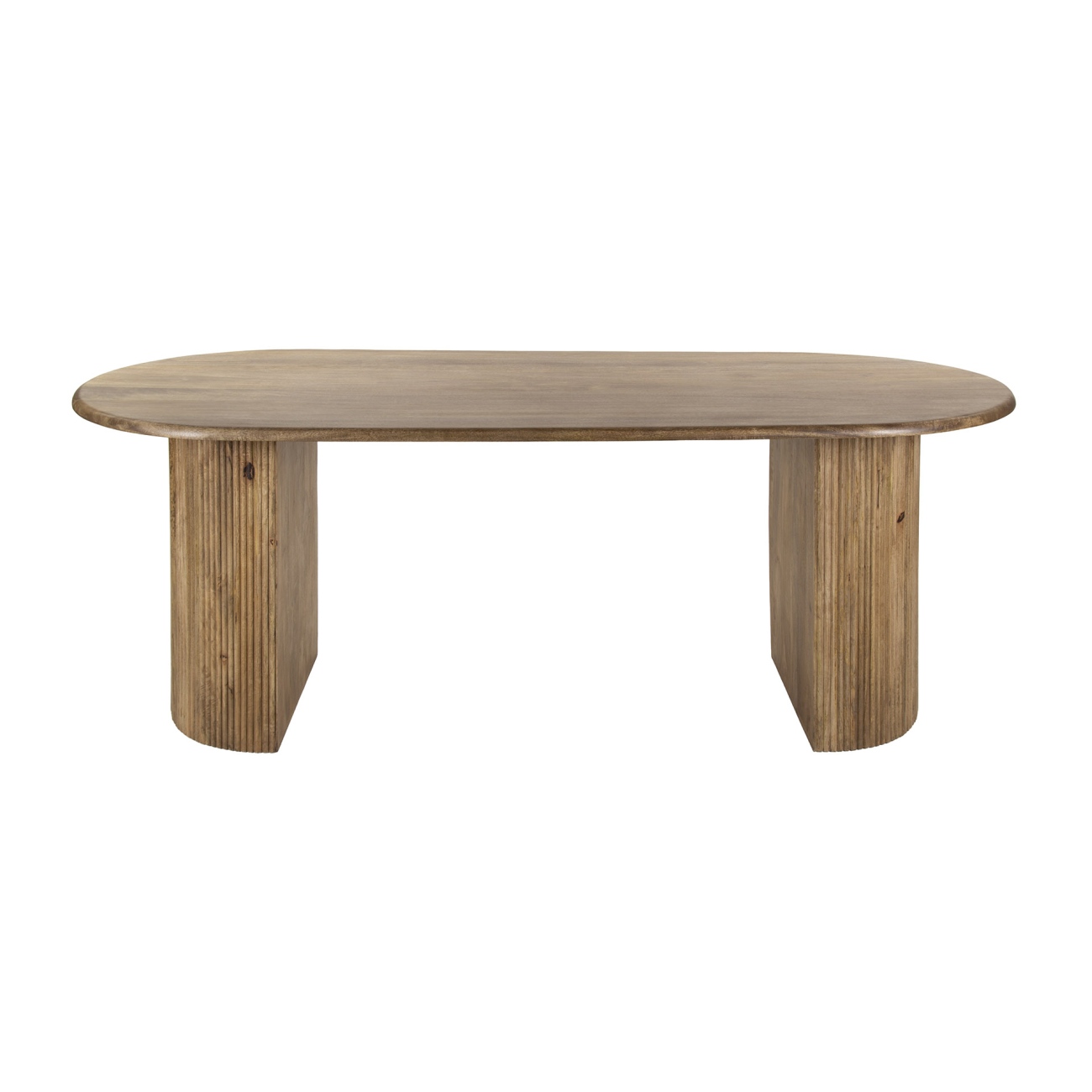 Esstisch Vagula - Magoholz Natur mit Sockelfüße, 215 x 90 cm Esstisch Vagula - Mangoholz Natur mit Sockelfüße, 215 x 90 cm