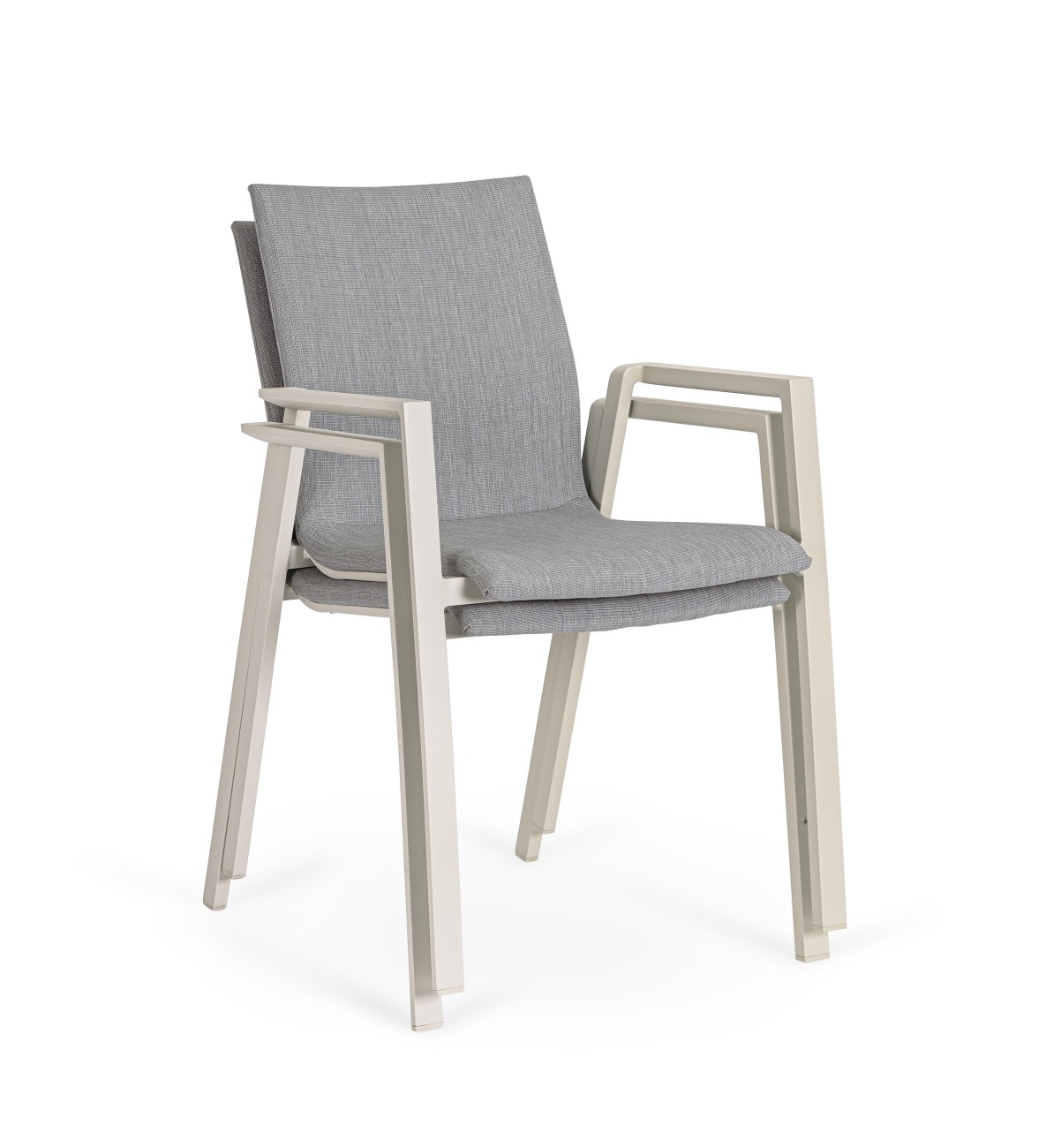 Gartenstuhl Odeon aus Aluminium, Pelikan