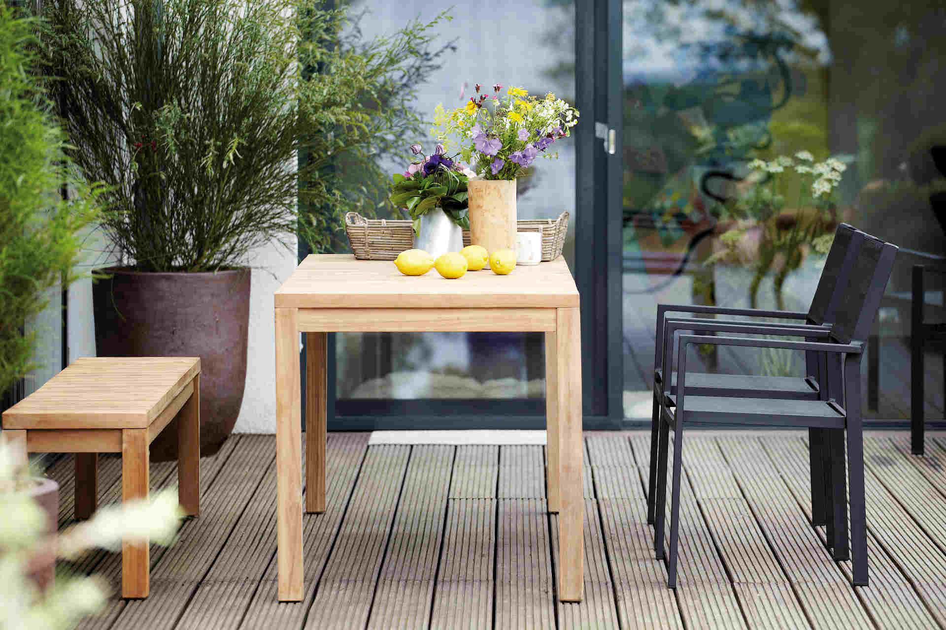 Jan Kurtz Samoa Gartentisch Teakholz