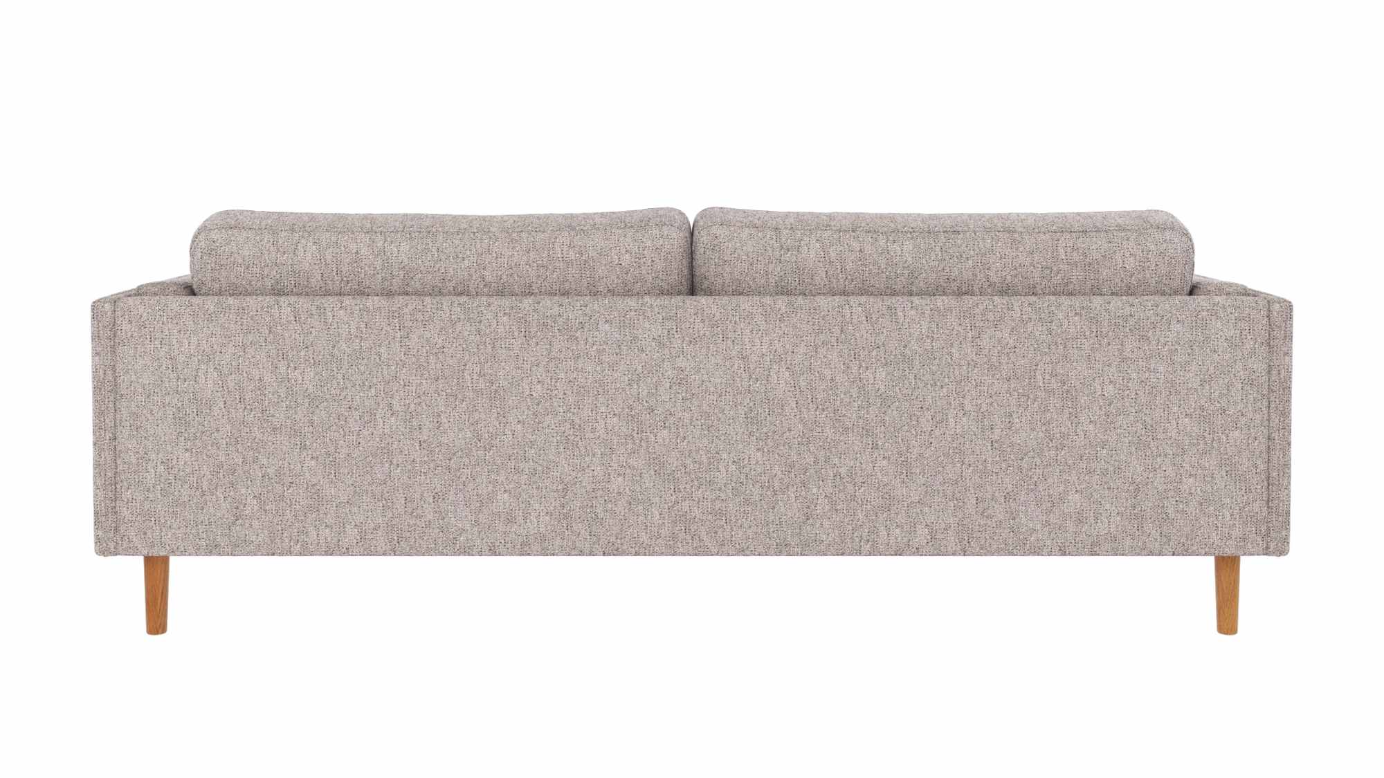 Jetzt entdecken: Sofa Braden 3-Sitzer, Beine Eiche, Bezug Max Grau mit hochwertiger Verarbeitung.