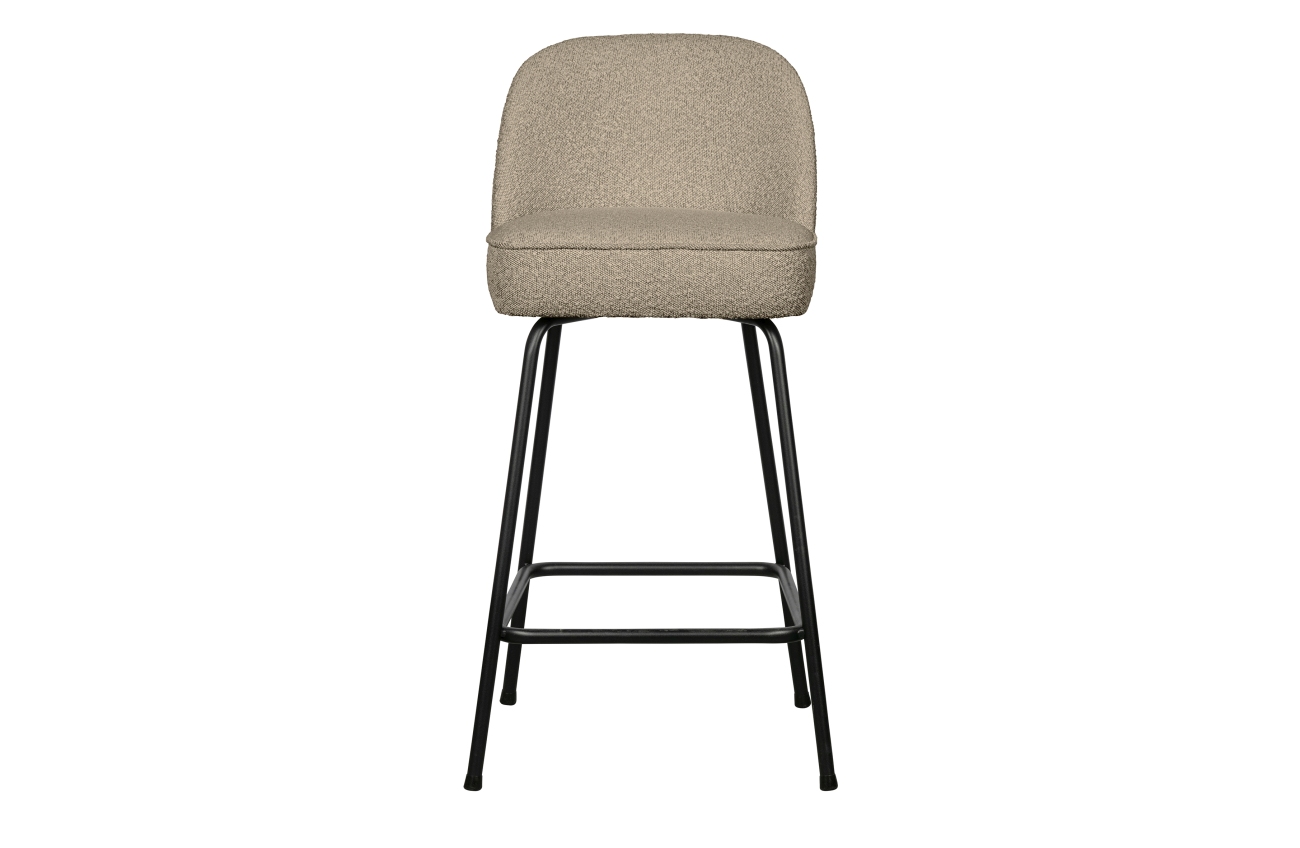 Barhocker Vogue aus Boucle-Stoff 65 cm, Beige Barhocker Vogue aus Boucle-Stoff 65 cm, Beige