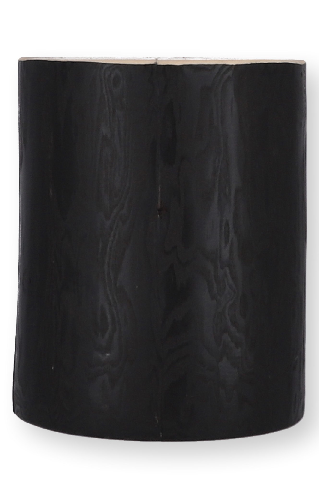 Jan Kurtz Beistelltisch Block rund Kernesche massiv schwarz