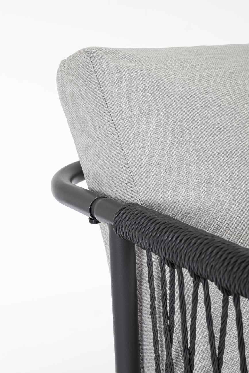 Garten-Set Felipe 4er Gruppe, Grau