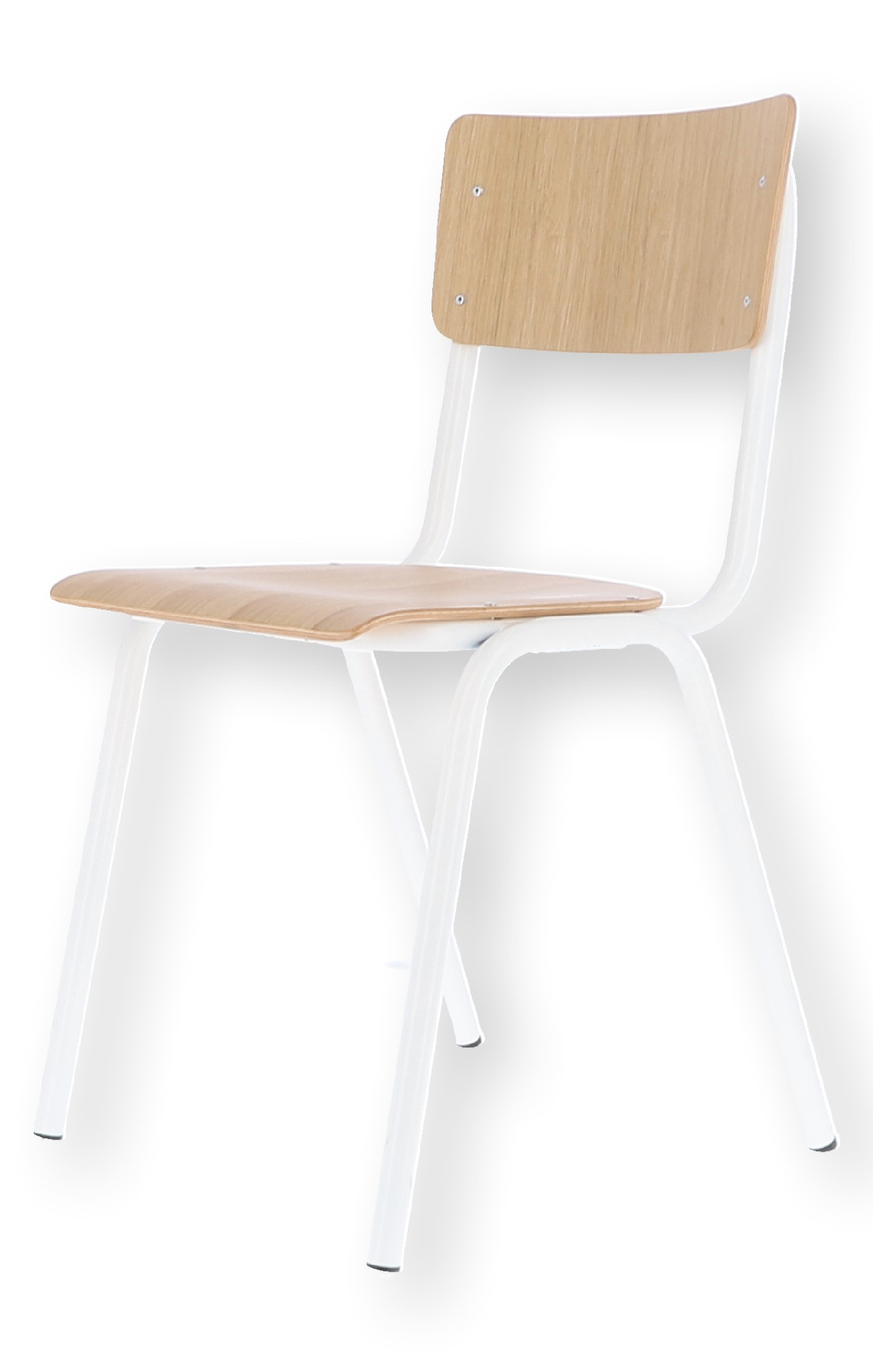 Stuhl Zero stapelbar Weiss Eiche Stuhl Zero, stapelbar, Weiß / Eiche