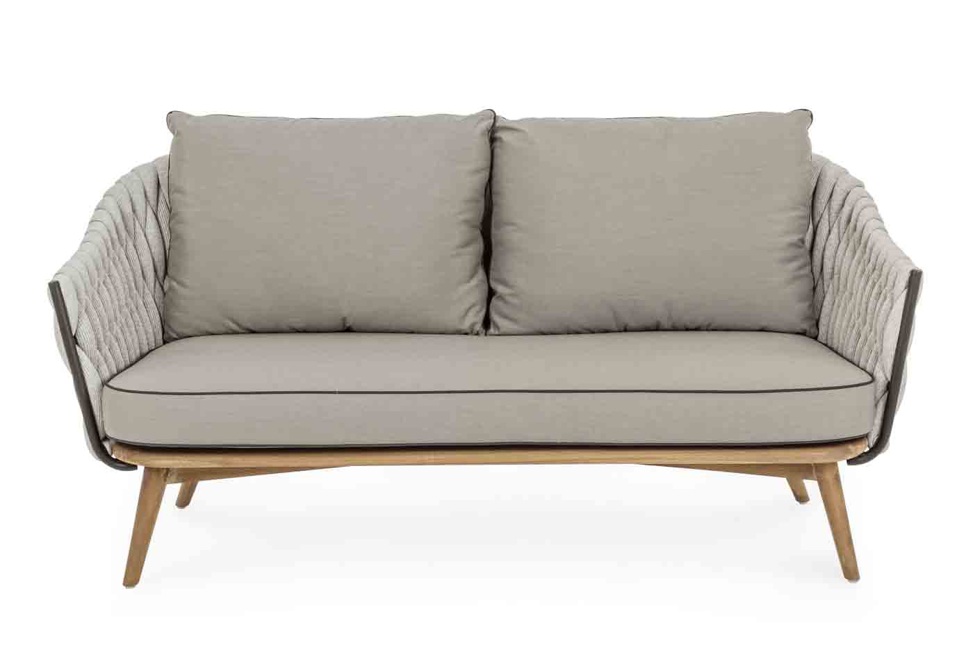 Elegantes Sofa Xenia für den Außenbereich,wasserabweisend und UV-beständig